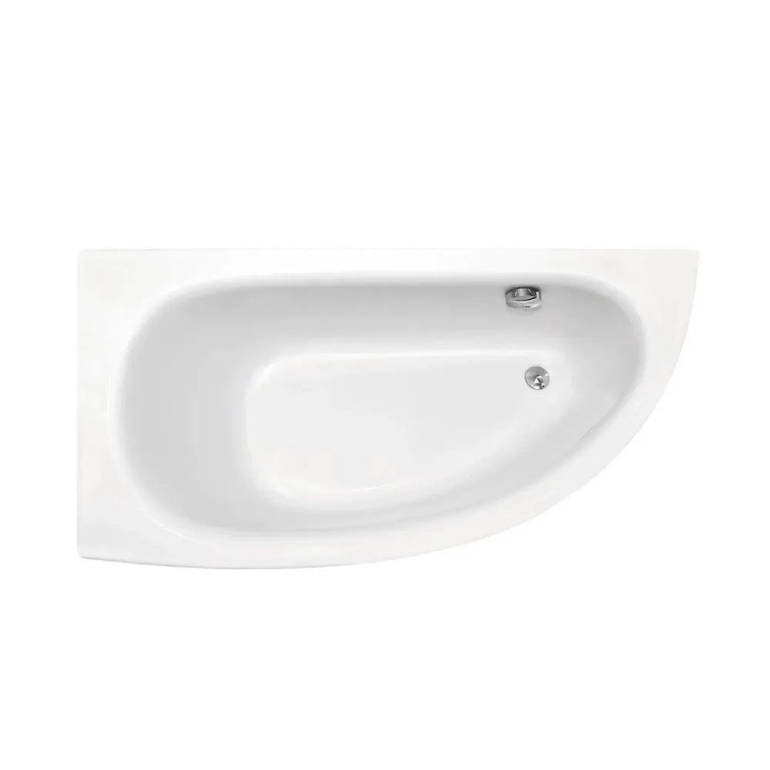 Bad Land Eckbadewanne 150x70 Links mit Styroporverkleidung inkl. Ablauf & Füße