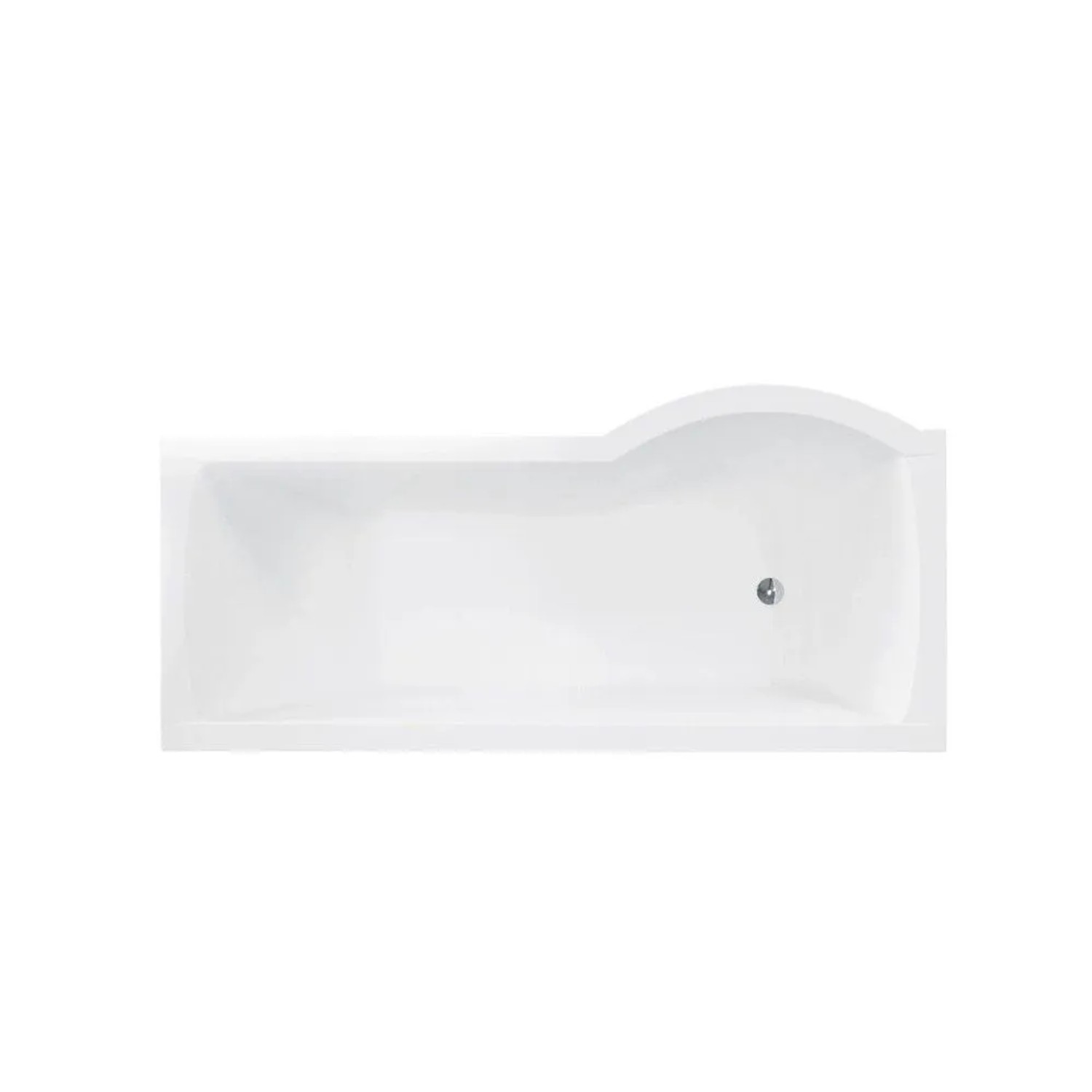 Bad Land Rechteck-Badewanne 170x70 Links mit Styroporverkleidung inkl. Ablauf & Füße
