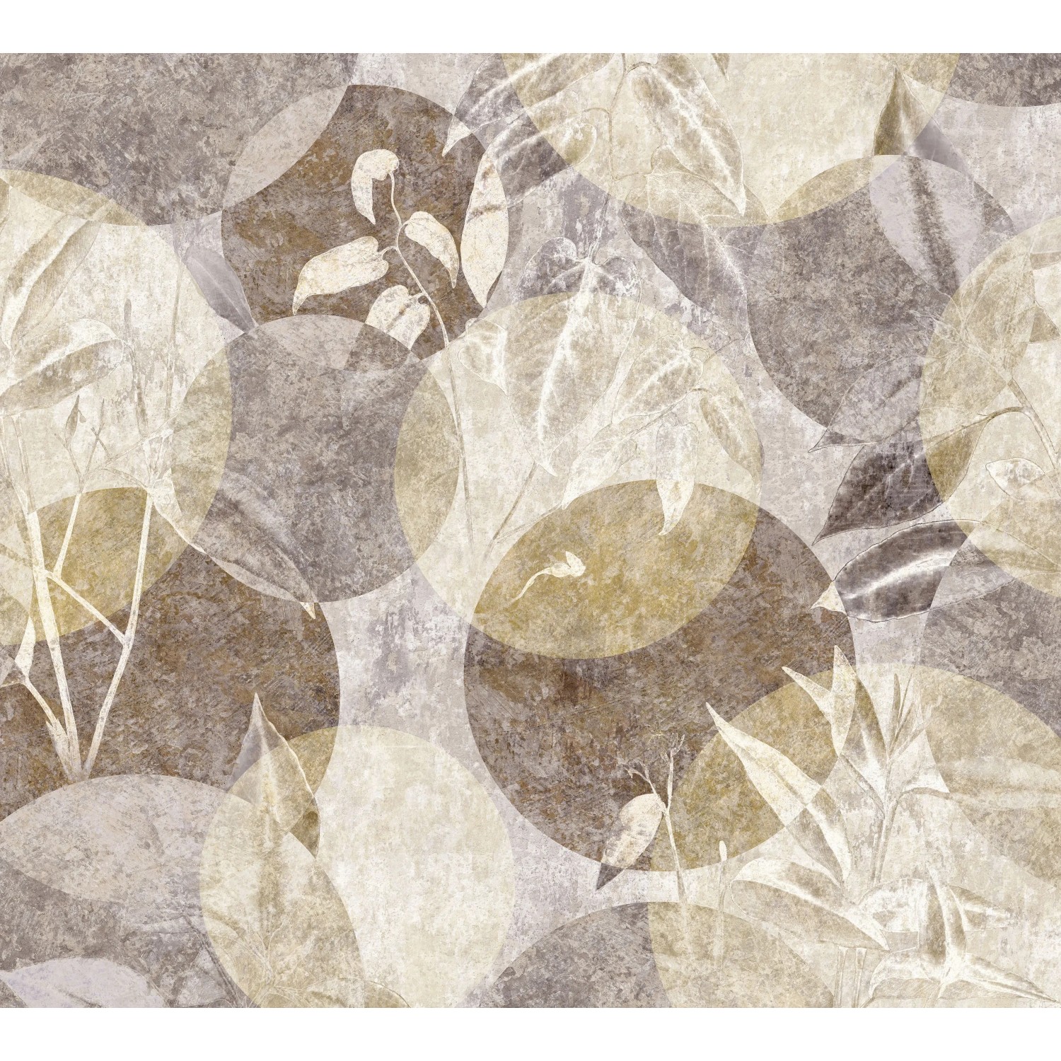 Erismann Fototapete Guido Maria Kretschmer Tender Circles Beige 3,0m x 2,7m