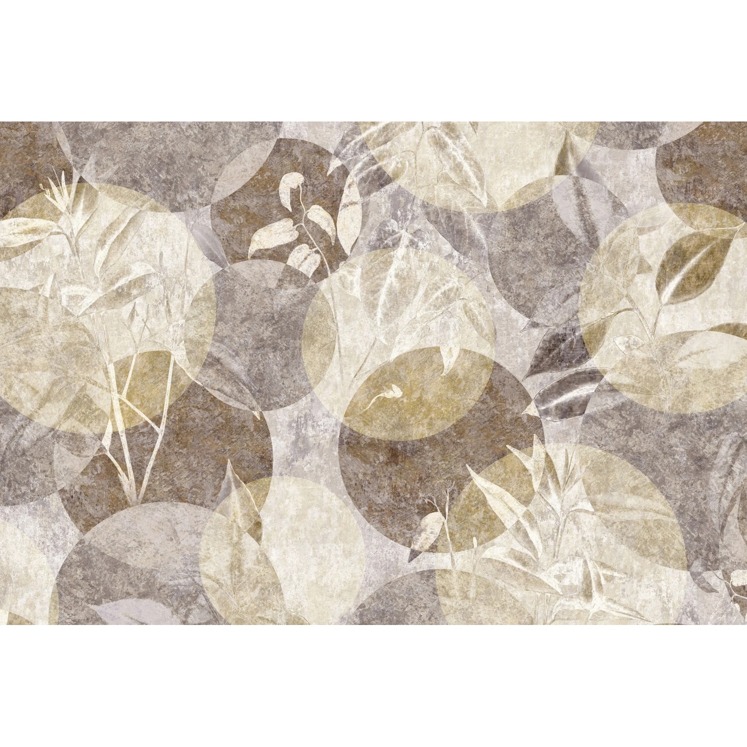 Erismann Fototapete Guido Maria Kretschmer Tender Circles Beige 4,0m x 2,7m