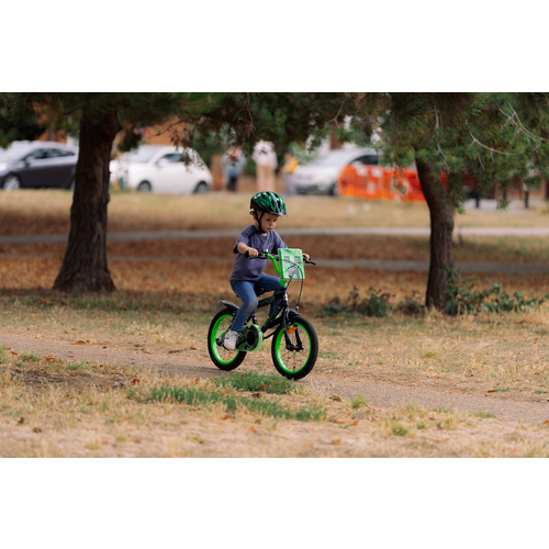 Kinderfahrrad »Minecraft«, Schwarz/ Grün, 16 Zoll