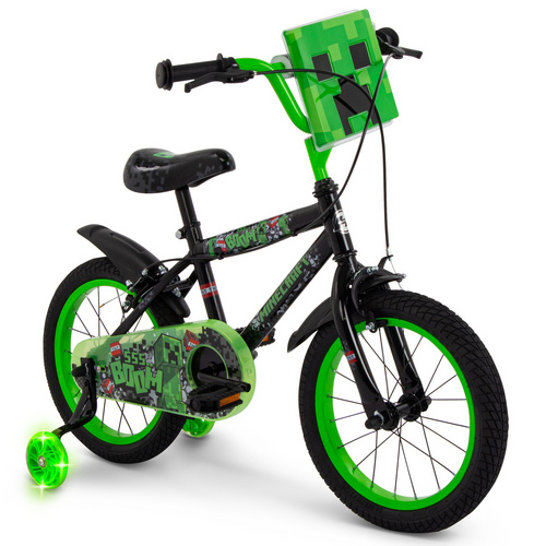 Kinderfahrrad »Minecraft«, Schwarz/ Grün, 16 Zoll Bild 2