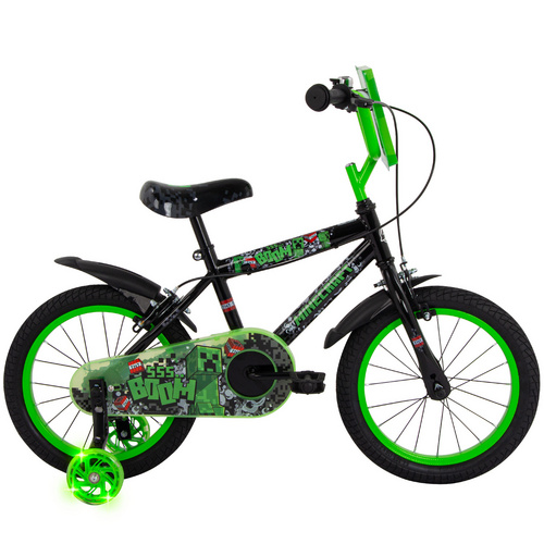 Kinderfahrrad »Minecraft«, Schwarz/ Grün, 16 Zoll Bild 3