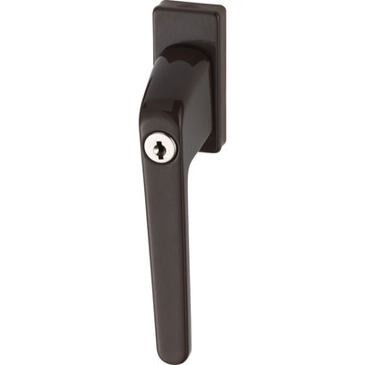 DK-Fenstergriff,abschließbar FG100 SB, DR, 7/30, braun
