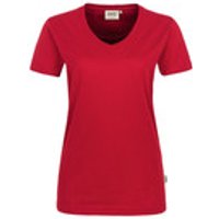 Damen V-Shirt Mikralinar® 181, rot, Größe 6XL Bild 2