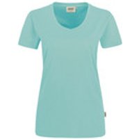 Damen V-Shirt Mikralinar® 181, eisgrün, Größe 5XL Bild 2