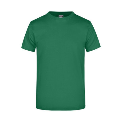 Komfort T-Shirt Rundhals JN002, dunkelgrün, Größe 5XL
