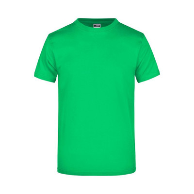 Komfort T-Shirt Rundhals JN002, farn-grün, Größe 4XL