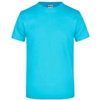 Komfort T-Shirt Rundhals JN002, pacific-blau, Größe 4XL Bild 2