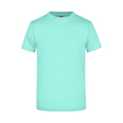 Komfort T-Shirt Rundhals JN002, mint-grün, Größe 5XL