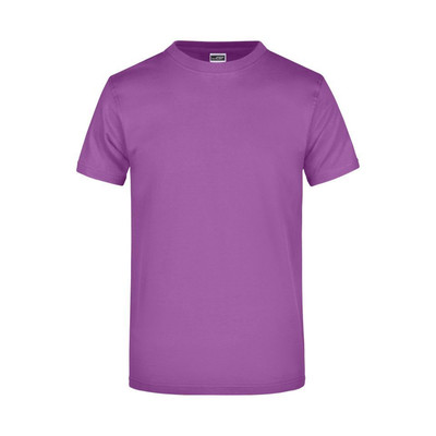 Komfort T-Shirt Rundhals JN002, purpur, Größe 5XL