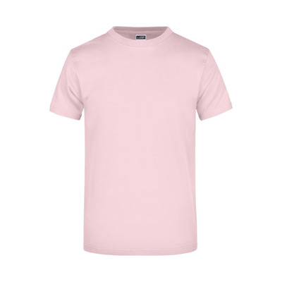 Komfort T-Shirt Rundhals JN002, rosa, Größe 4XL