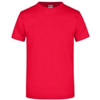 Komfort T-Shirt Rundhals JN002, rot, Größe 4XL Bild 2