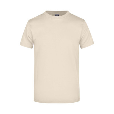Komfort T-Shirt Rundhals JN002, stein-grau, Größe 5XL