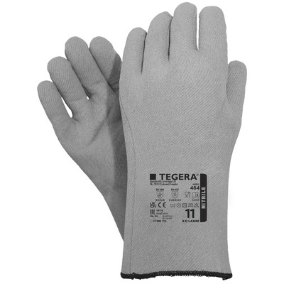 Hitzeschutzhandschuhe TEGERA 464, Kat. II, grau, Gr. 9