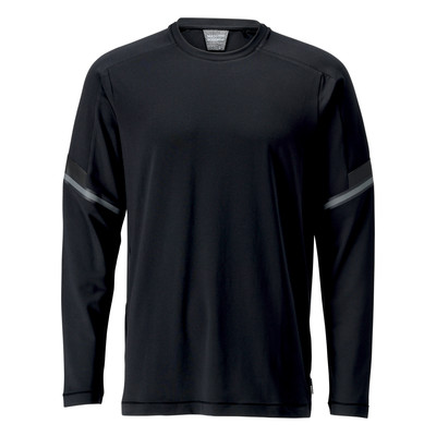 22281-461 T-Shirt, Langarm, schwarz, 5XL