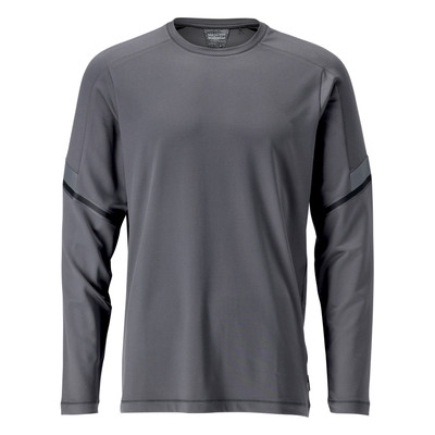 22281-461 T-Shirt, Langarm, anthrazitgrau, 5XL