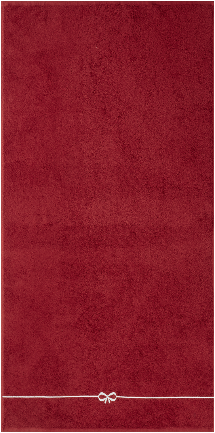 LIVARNO® Frottier-Duschtuch, 70 x 140 cm (Rot) Bild 2