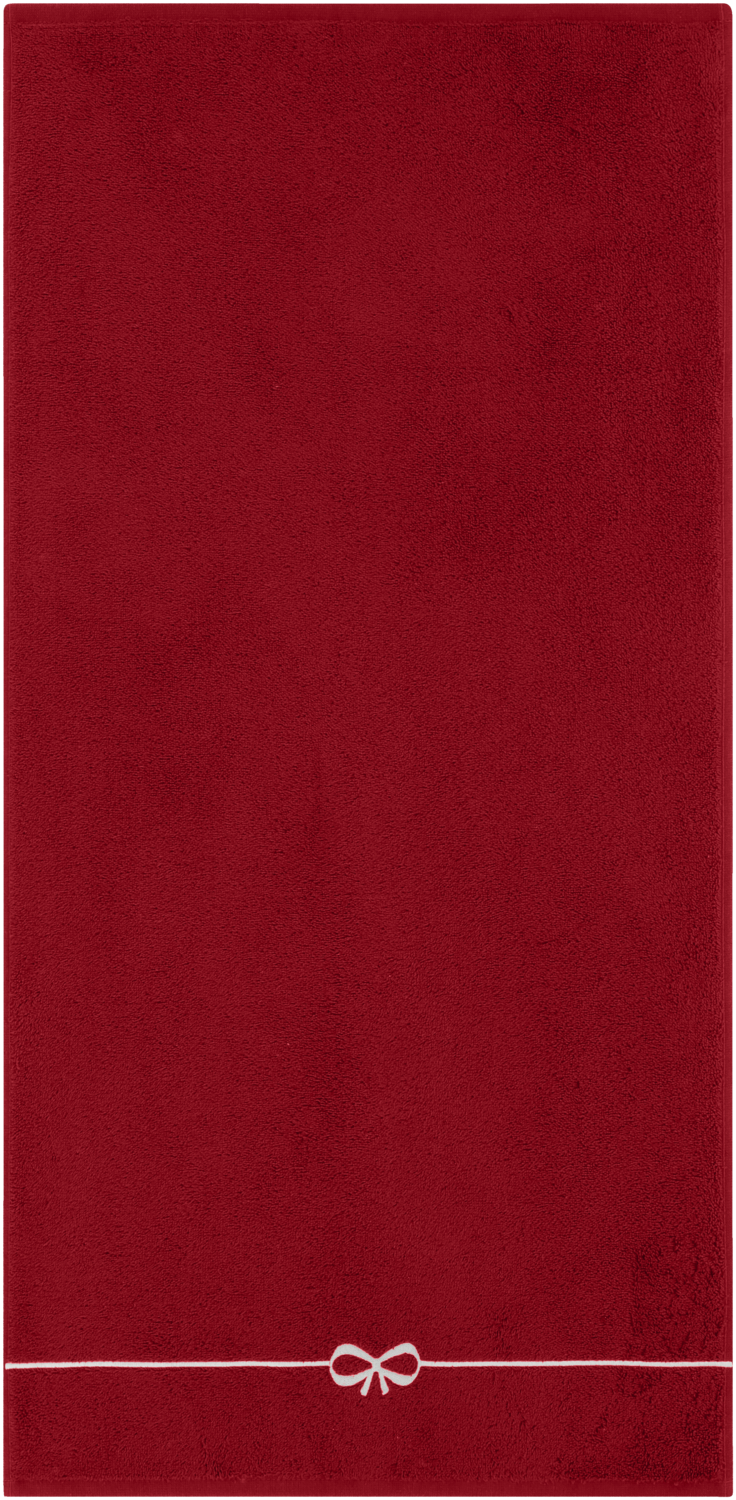 LIVARNO® Frottier-Handtücher, 2 Stück, 50 x 100 cm (Rot) Bild 2