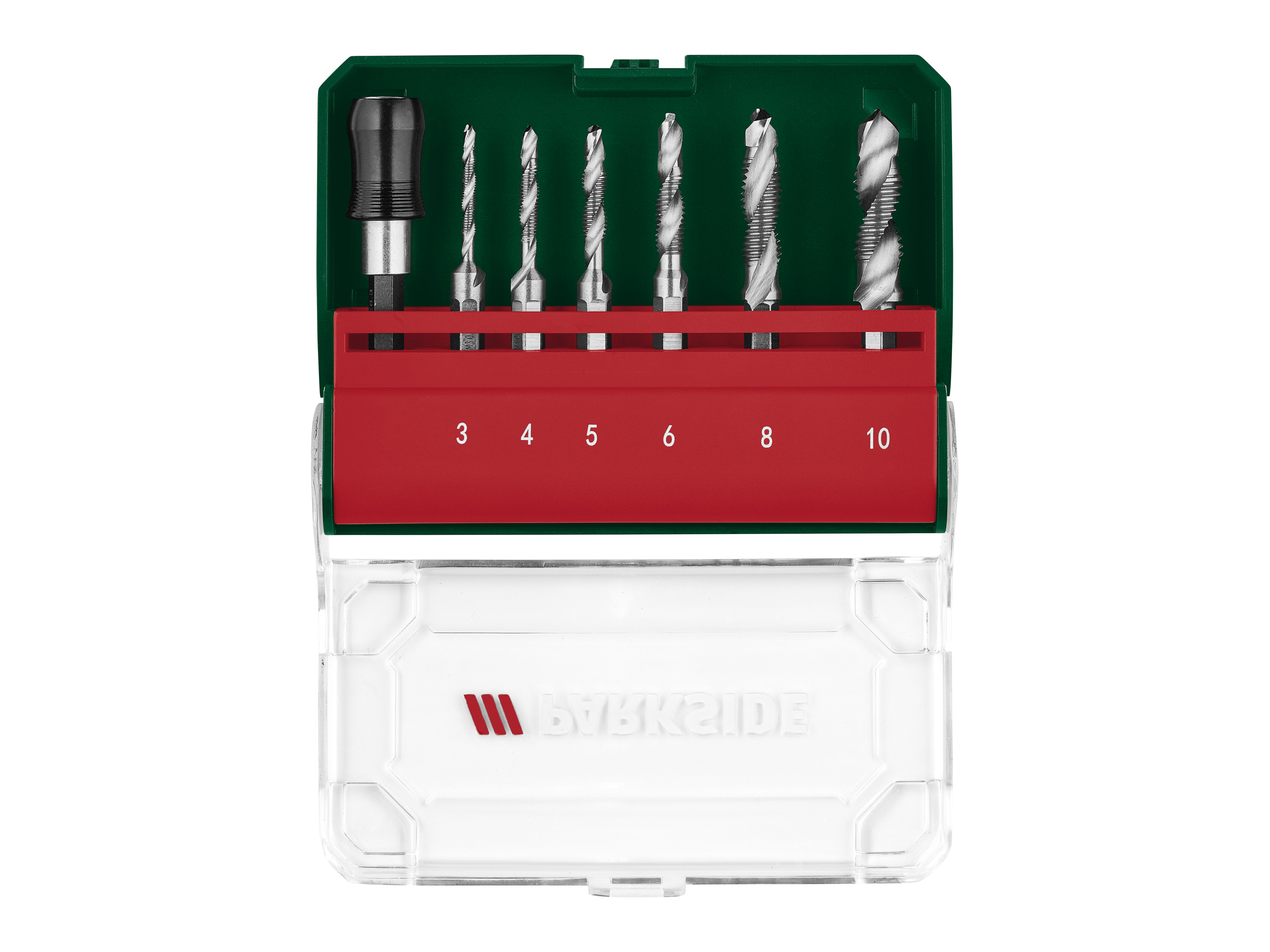 PARKSIDE® Kegelsenker-Set 7-tlg. / HSS Bohrer-Set 7-tlg. (Kombi-Gewindebohrer Sechskant) Bild 2
