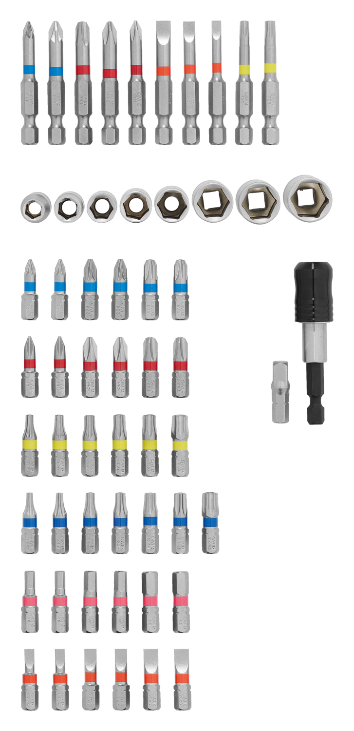PARKSIDE® Bit-Set / Spezial-Bit-Set / Bit- und Steckschlüssel-Set (Bit und Nuss Set 56 tlg.) Bild 2