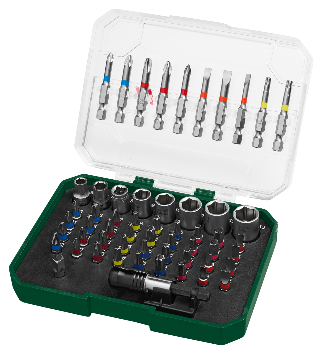 PARKSIDE® Bit-Set / Spezial-Bit-Set / Bit- und Steckschlüssel-Set (Bit und Nuss Set 56 tlg.) Bild 3