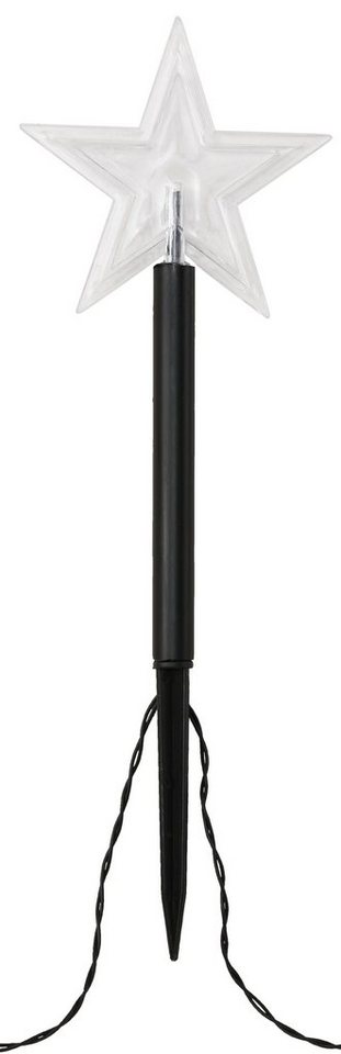 OTTO home LED Gartenleuchte Leuchtstab ANNICKA Stern, Timerfunktion, LED fest integriert, Warmweiß, mit 12 Erdspießen Bild 5