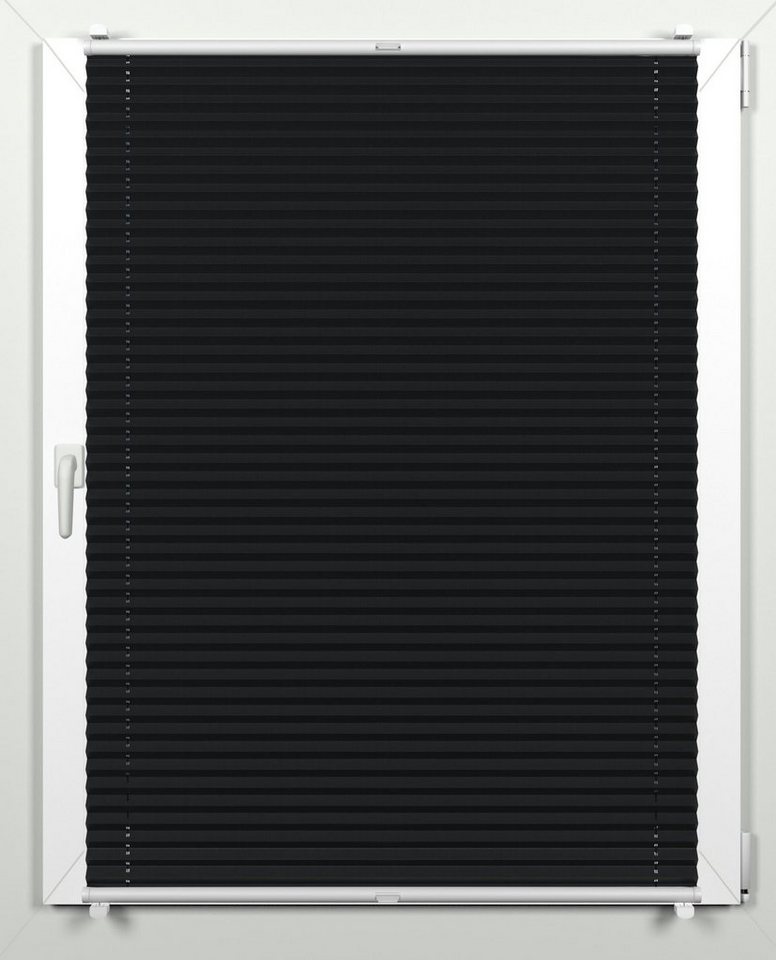 indeko Plissee simple, ohne Bohren, Klemmfix, nach Maß, verspannt, Lichtschutz, ohne Bohren, verspannt, Klemmfix, mit Klemmträgern, nach Maß Bild 3