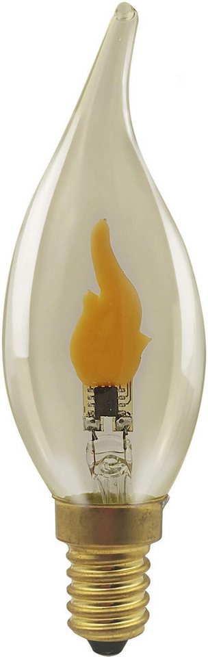 SEGULA LED-Filament LED Kerze Windstoß smokey grau, E14, E14, 1 St., Extra-Warmweiß Bild 3