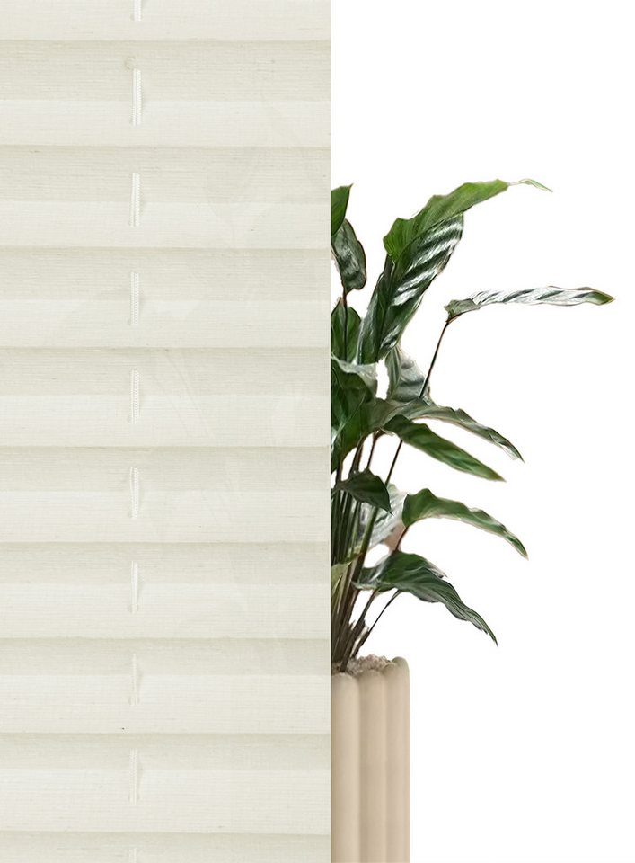 OTTO home Plissee NELLIA, ohne Bohren, feine Struktur, Klemmfix, Lichtschutz, ohne Bohren, freihängend, Klemmfix, Klemmfix, feine Struktur, NEUHEIT für Fenster & Tür, Lichtschutz Bild 2