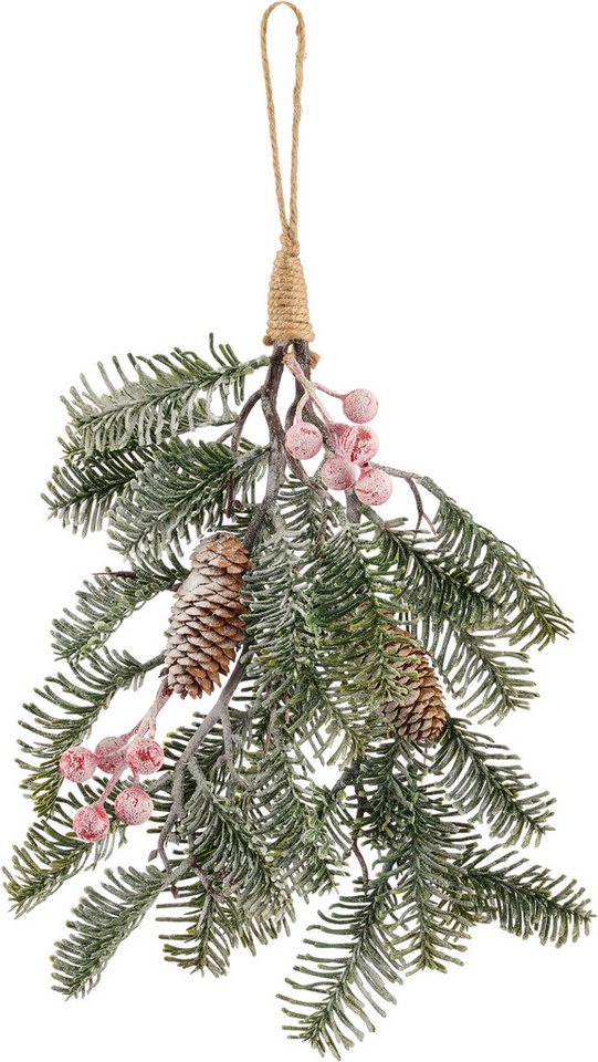 Winterliche Kunstpflanze Tannengirlande, ca.91cm lang, OTTO home, mit Zapfen, in gefrosteter Optik Bild 5
