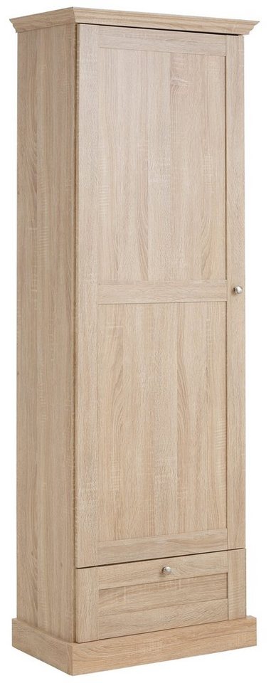 OTTO home Garderobenschrank Binz Flurschrank mit 1 Tür, 1 Schublade und ausziehbare Kleiderstange 1 verstellbarer Einlegebode, Metallknopfgriffe, Höhe 180 cm Bild 5