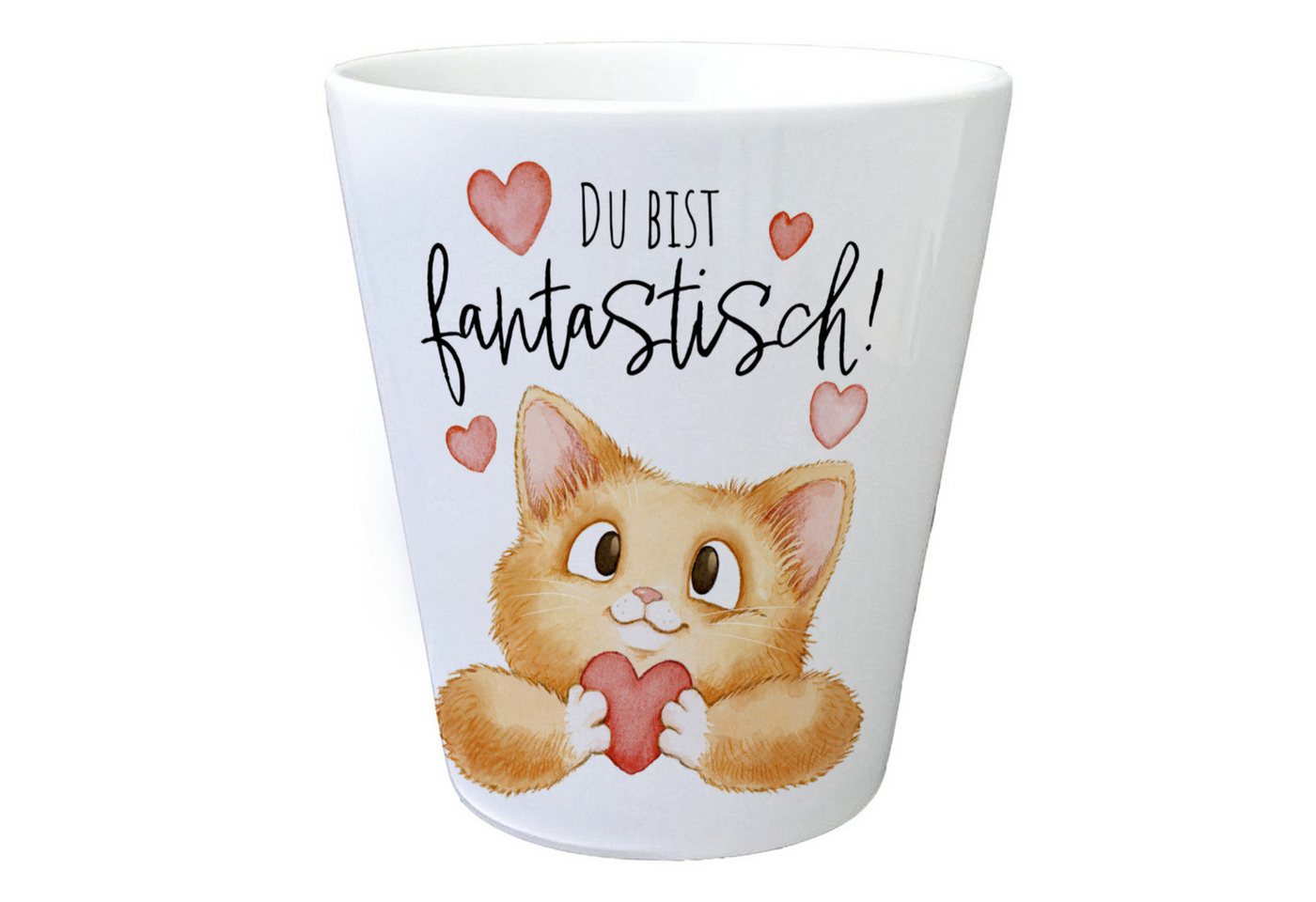 speecheese Blumentopf Katze Blumentopf mit Spruch Du bist fantastisch Bild 2