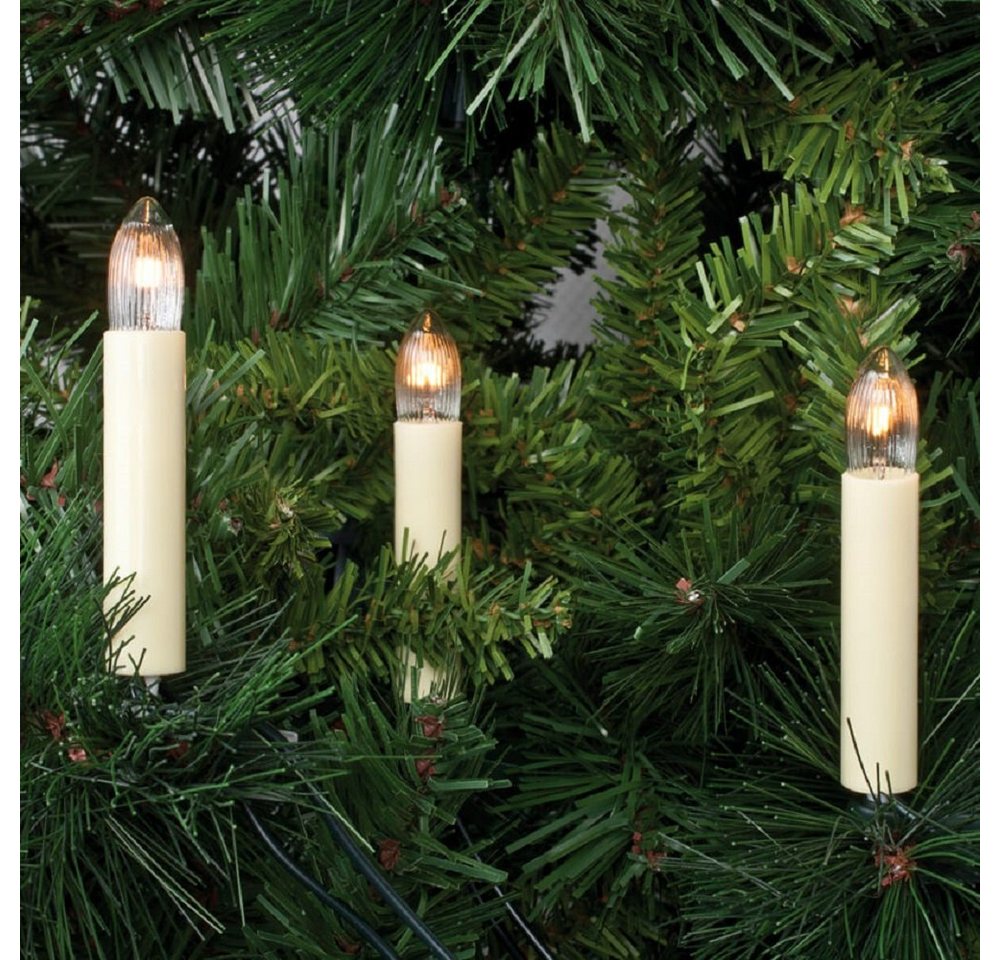 Rotpfeil Lichterkette Weihnachtsbaumkette, 20 Leuchten, Länge 12,5 m