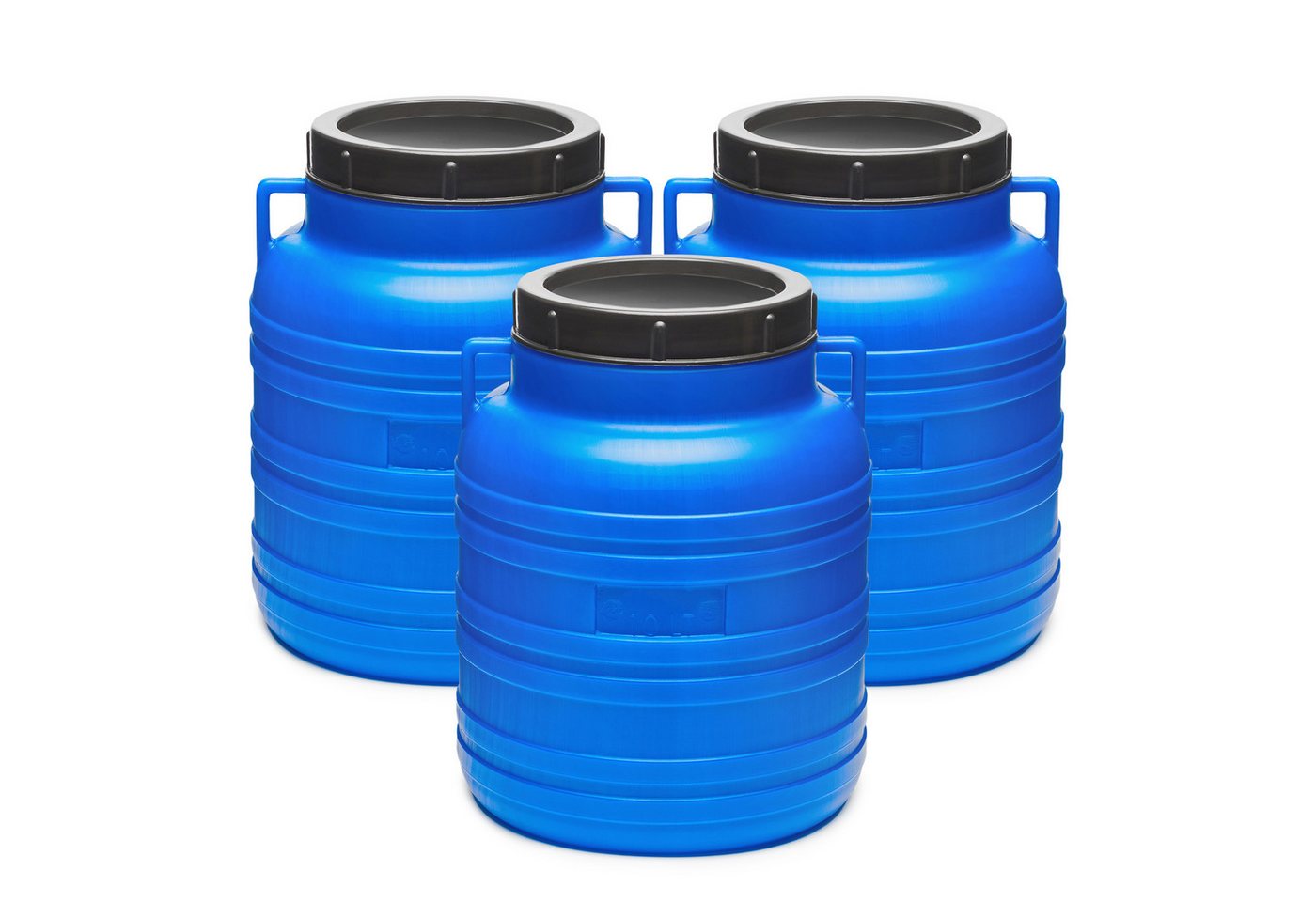 Garronda Regentonne Set 10 Liter Futtertonne BPA-frei Universalfass mit Deckel GD-0120, 10 l, (3-tlg), BPA-Frei Bild 4