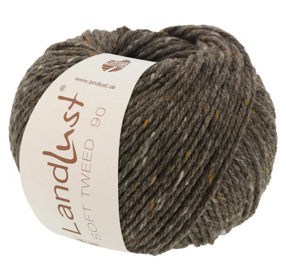 LANA GROSSA Landlust Soft Tweed 90 Häkelwolle, 90 m