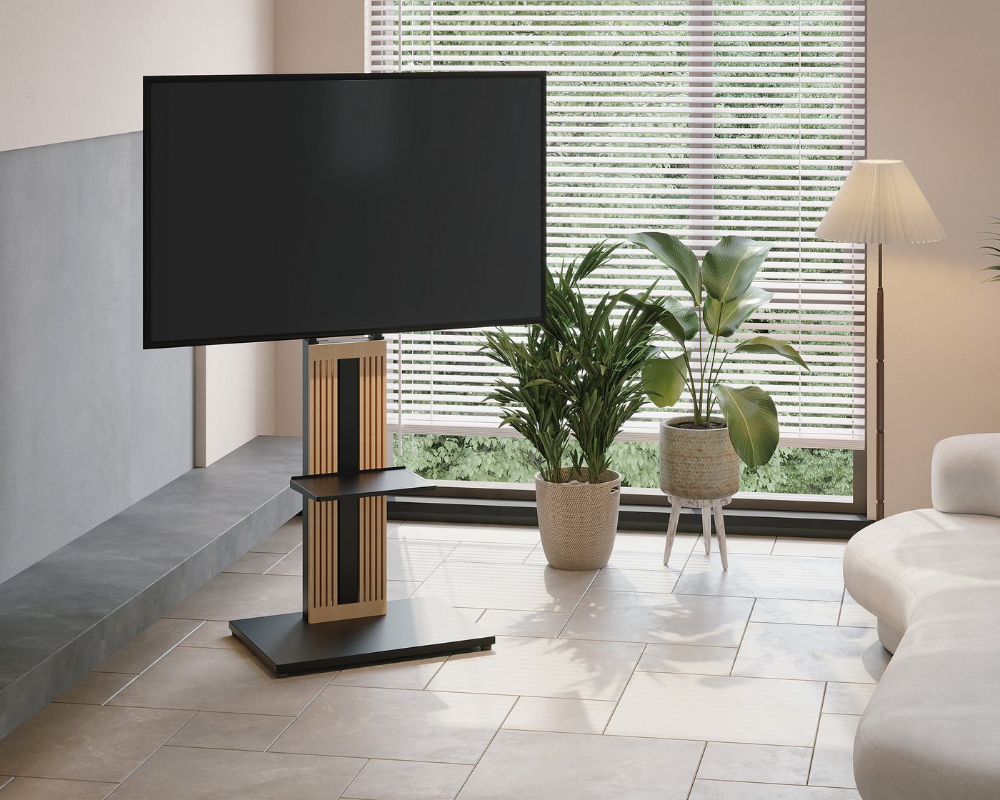 FITUEYES Ablageregal, für ZEN Serie CANTOR Serie TV Ständer bis 10kg belastbar Bild 3