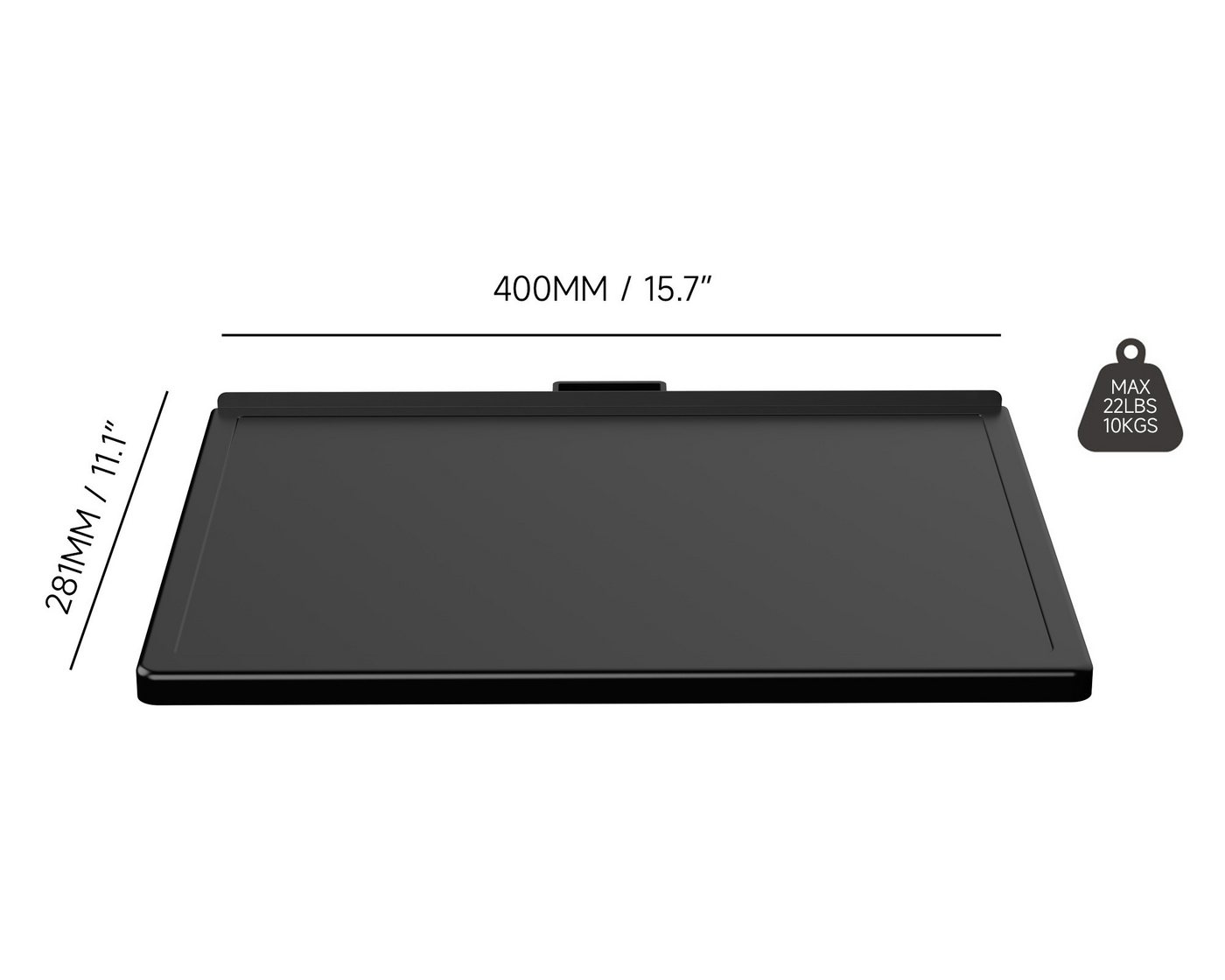 FITUEYES Ablageregal, für ZEN Serie CANTOR Serie TV Ständer bis 10kg belastbar Bild 4