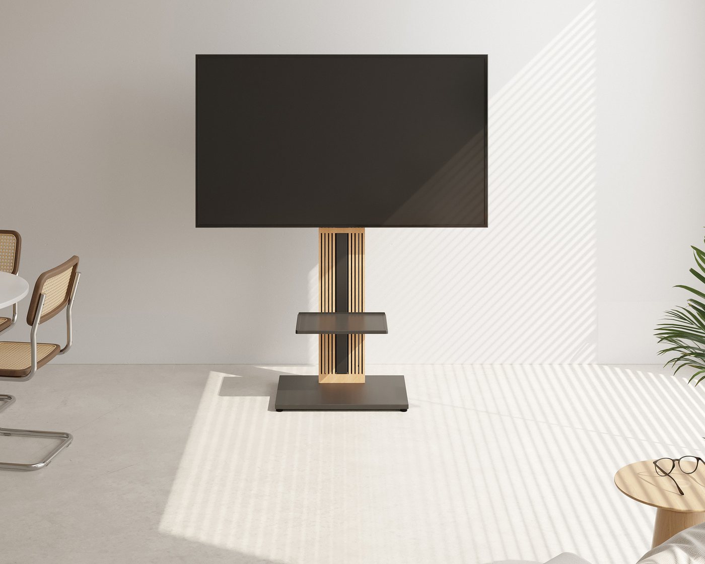 FITUEYES Ablageregal, für ZEN Serie CANTOR Serie TV Ständer bis 10kg belastbar Bild 5