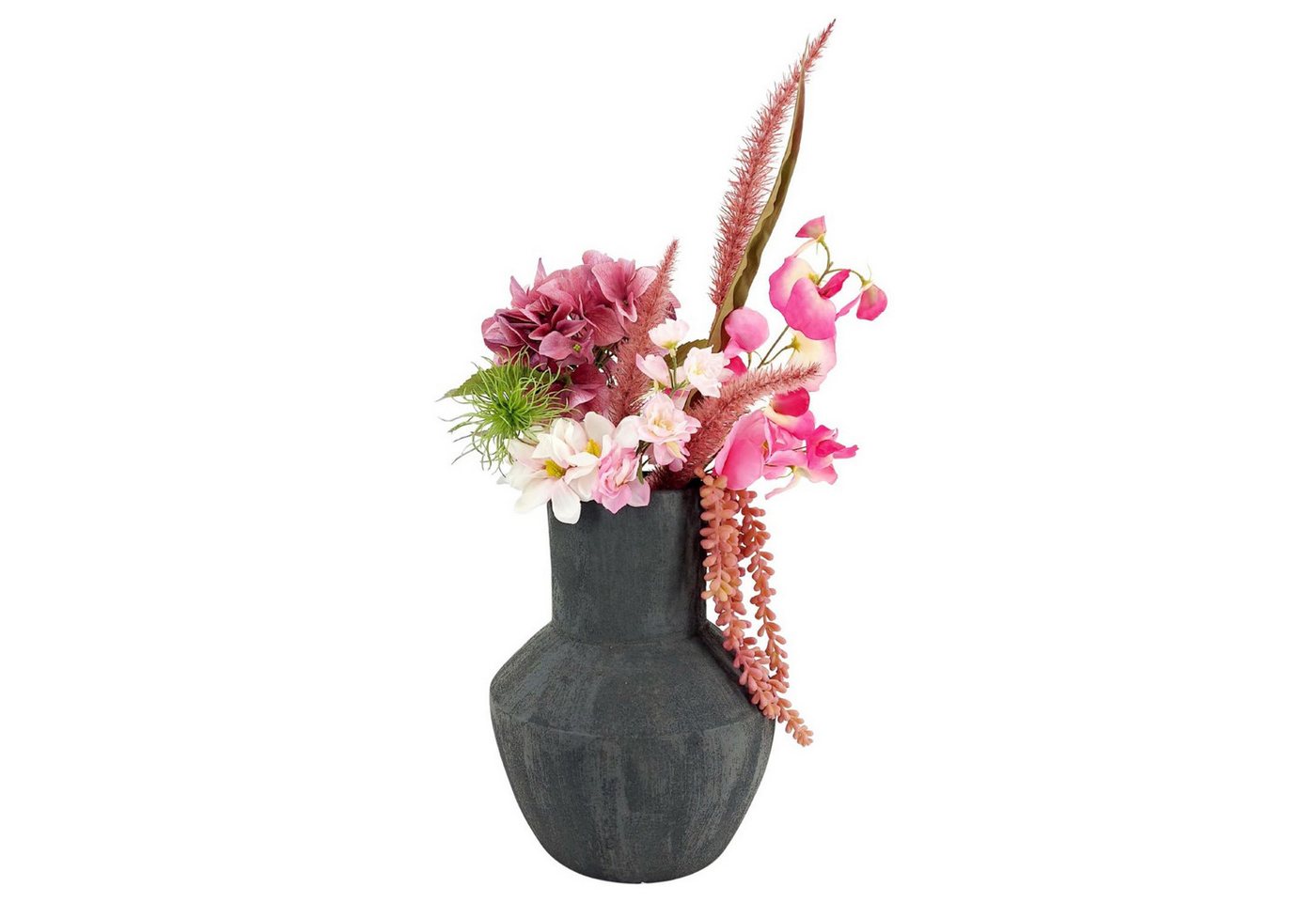 CreaFlor Home Bodenvase Avion Antraciet, Bodenvase 30cm, Grau, Einfarbig, H: 30cm Bild 2