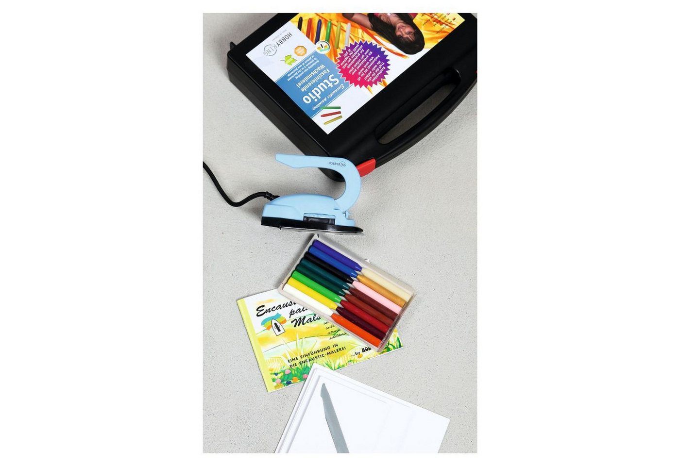 Hobbyring Kreativset Encaustic Painting Studio Profiset, (72-tlg)