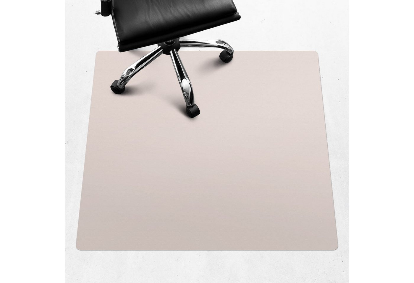 Tulup Bodenschutzmatte Bodenschutzmatte Bürostuhl Farbe Blassrosa Unterlage Schreibtischstuhl Bild 5