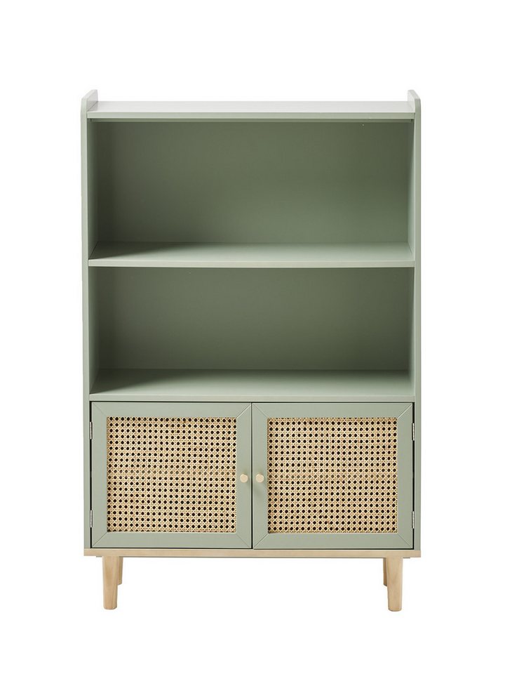 vertbaudet Bücherregal Kinder Bücherregal mit Rattan POESIE