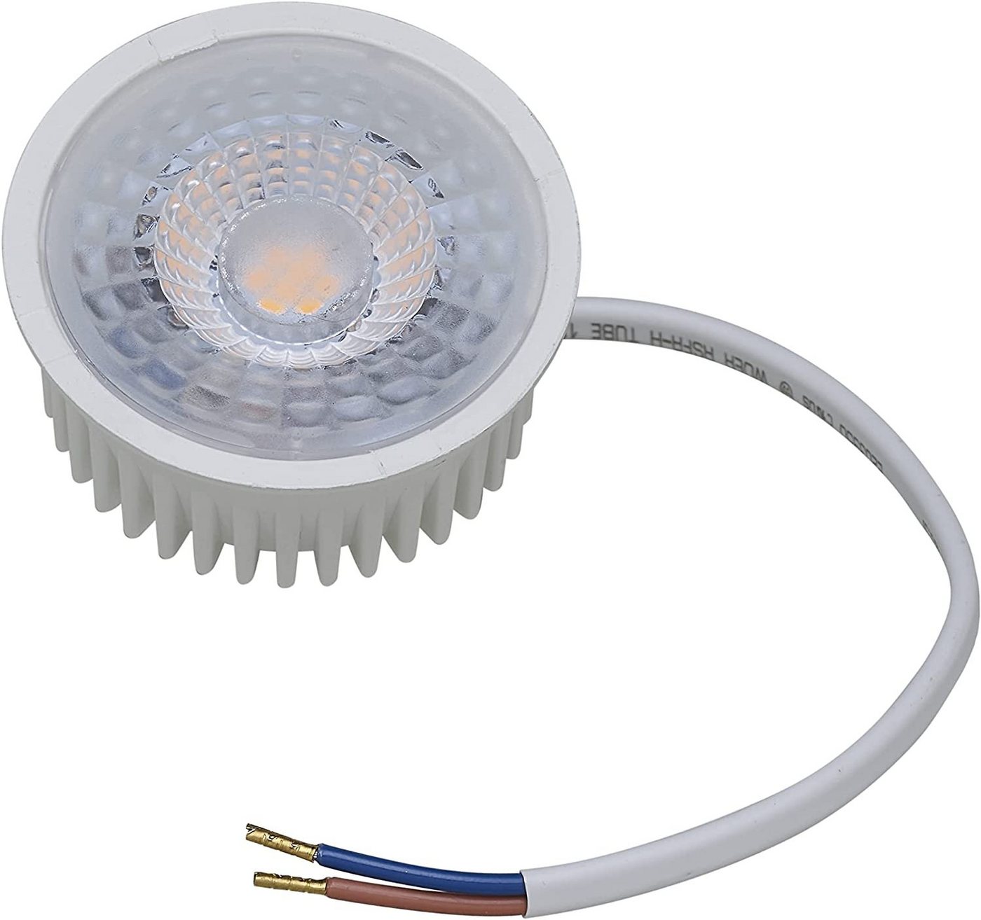 Oktaplex lighting LED-Leuchtmittel 9er Set LED Module 3-Step dimmbar 50mm GU10 / MR16 geeignet 4,8W 380, 230V, 9 St., warmweiß, 2700K - Einbaustrahler kompatibel