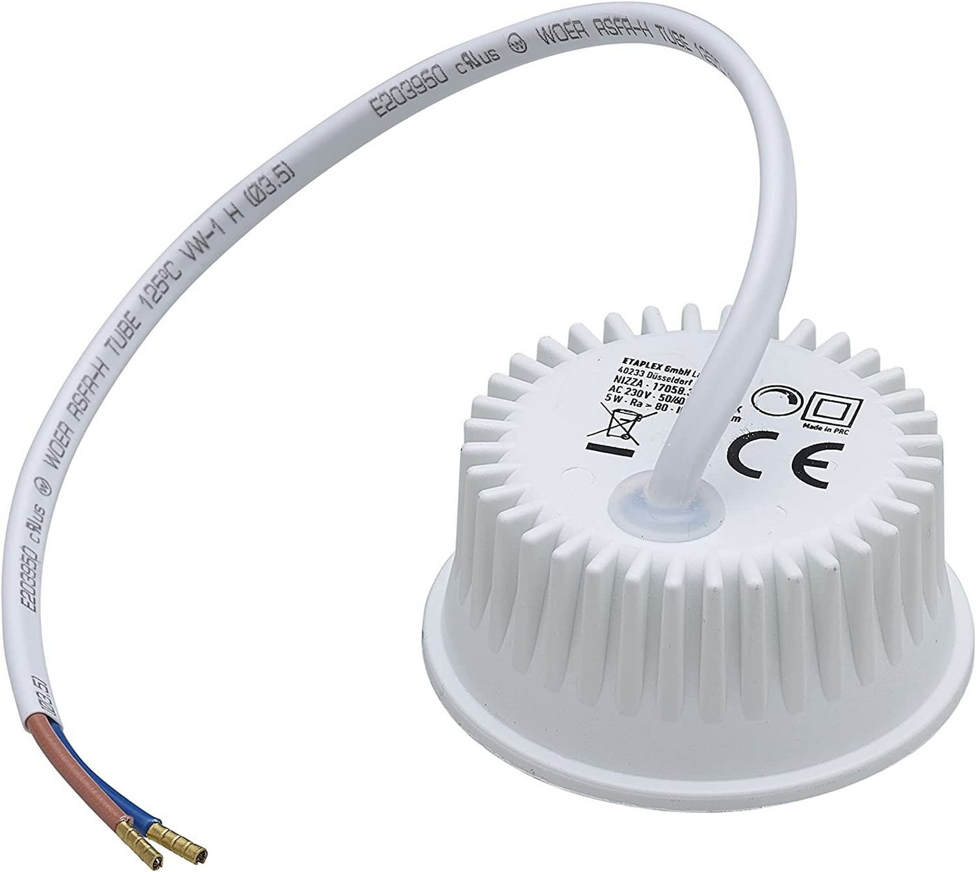 Oktaplex lighting LED-Leuchtmittel 9er Set LED Module 3-Step dimmbar 50mm GU10 / MR16 geeignet 4,8W 380, 230V, 9 St., warmweiß, 2700K - Einbaustrahler kompatibel Bild 2