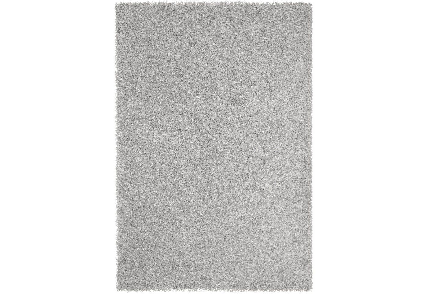Vimoda Hochflor-Teppich prime, Shaggy Langflor, Uni Grau, Rechteckig, Höhe: 30 mm, Läufer, Teppich Wohnzimmer, Schlafzimmer, Esszimmer Bild 5