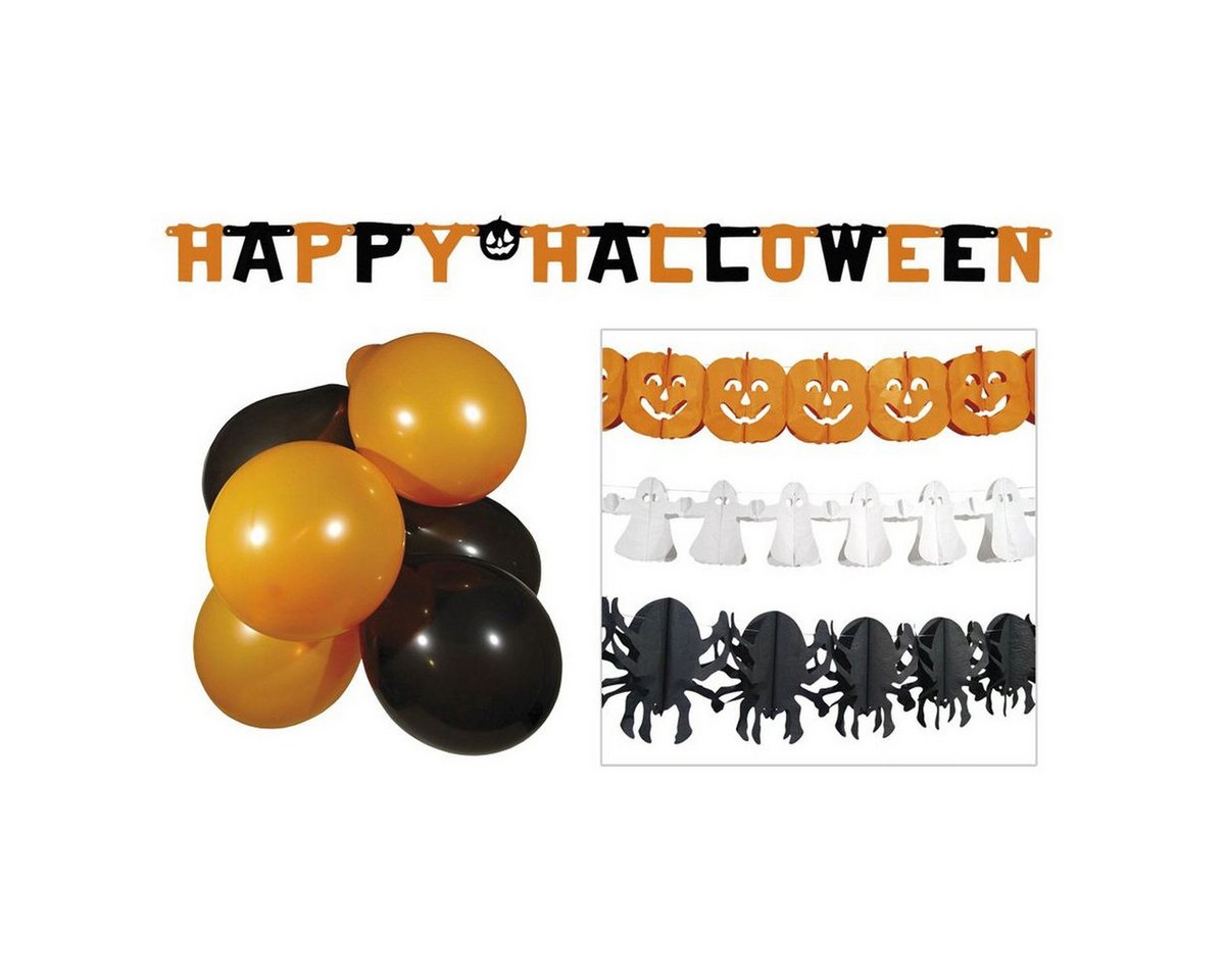 Boland Pinata Boland Deko Set Halloween schwarz/orange