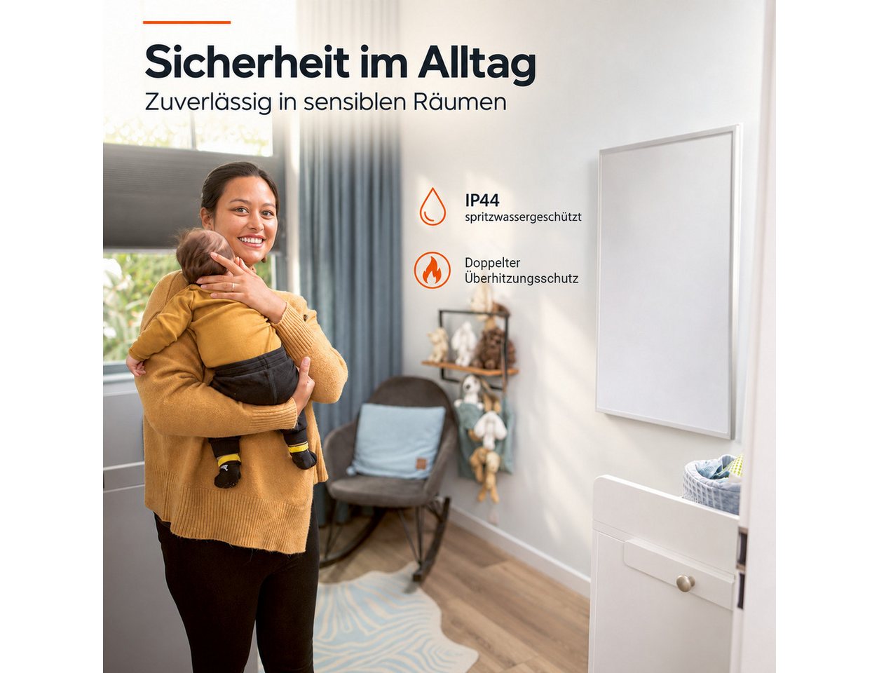 Könighaus Infrarotheizung P-Serie, Made in Germany, sehr angenehme Strahlungswärme Bild 3