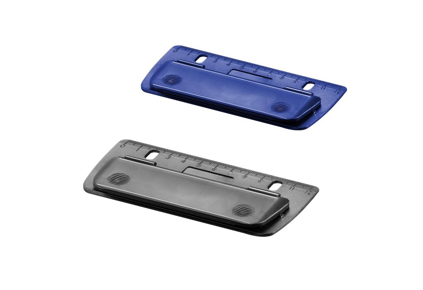 Herlitz Aktenordner 2x Herlitz Taschenlocher / Mini Locher / abheftbar / Farbe: je 1x blau