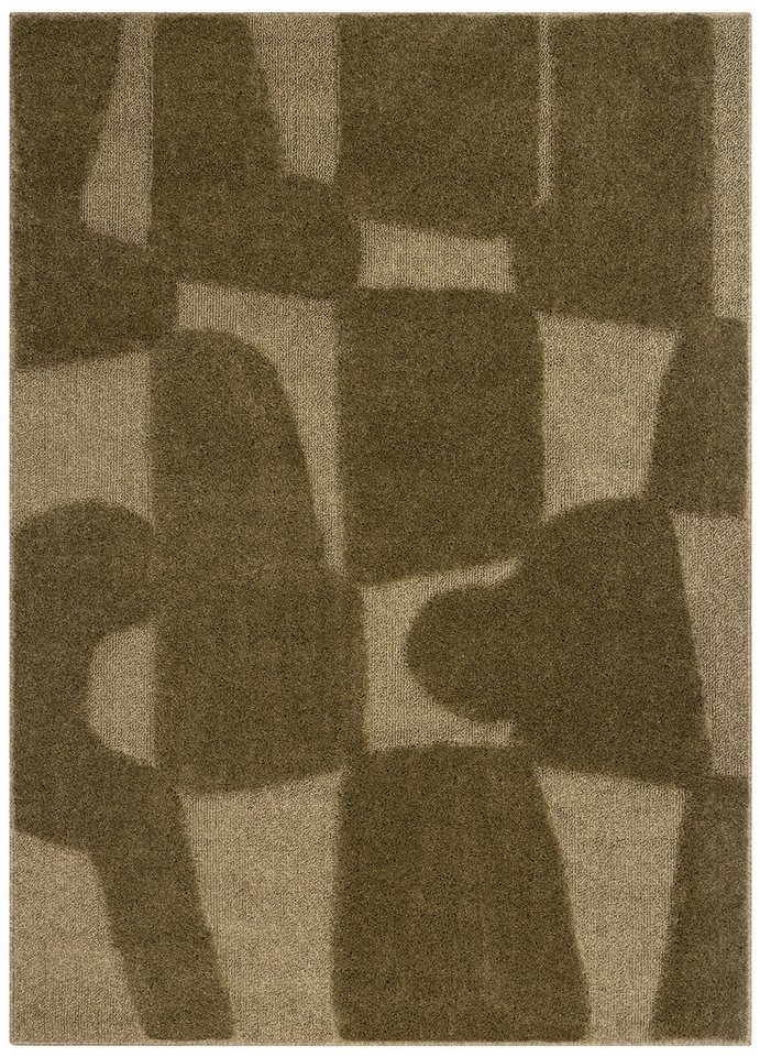 Tapiso Schlingenteppich RELIEVO, rechteckig, Höhe: 16 mm, Wohnzimmer Flur 3D-Struktur fußbodenheizungsgeeignet Bild 4